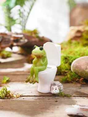 1pc Frog Shaped Micro Landscape Ornament