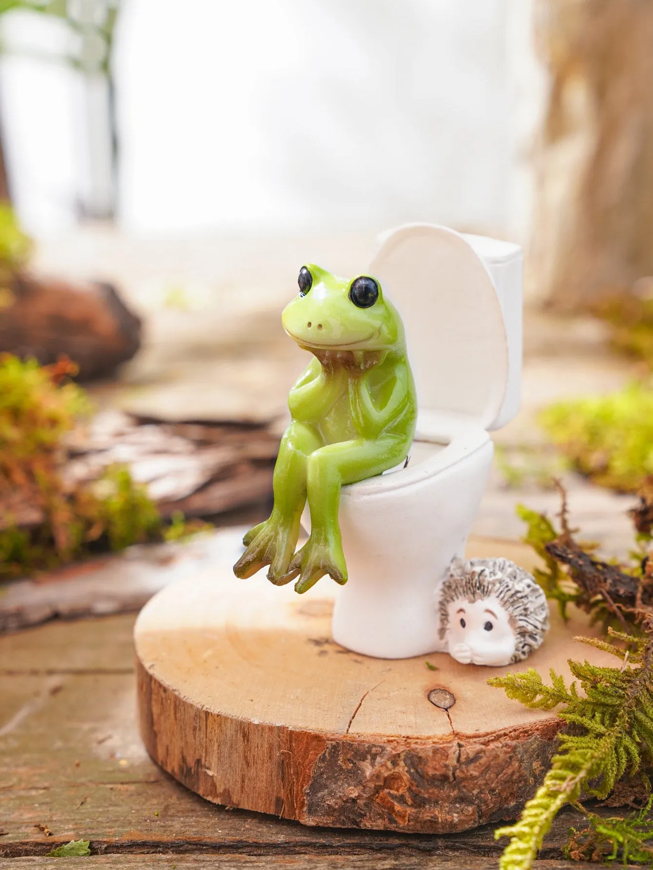 1pc Frog Shaped Micro Landscape Ornament