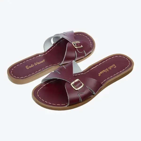 (9917)Salt-Water Sandal slide Classic - Claret (adult)