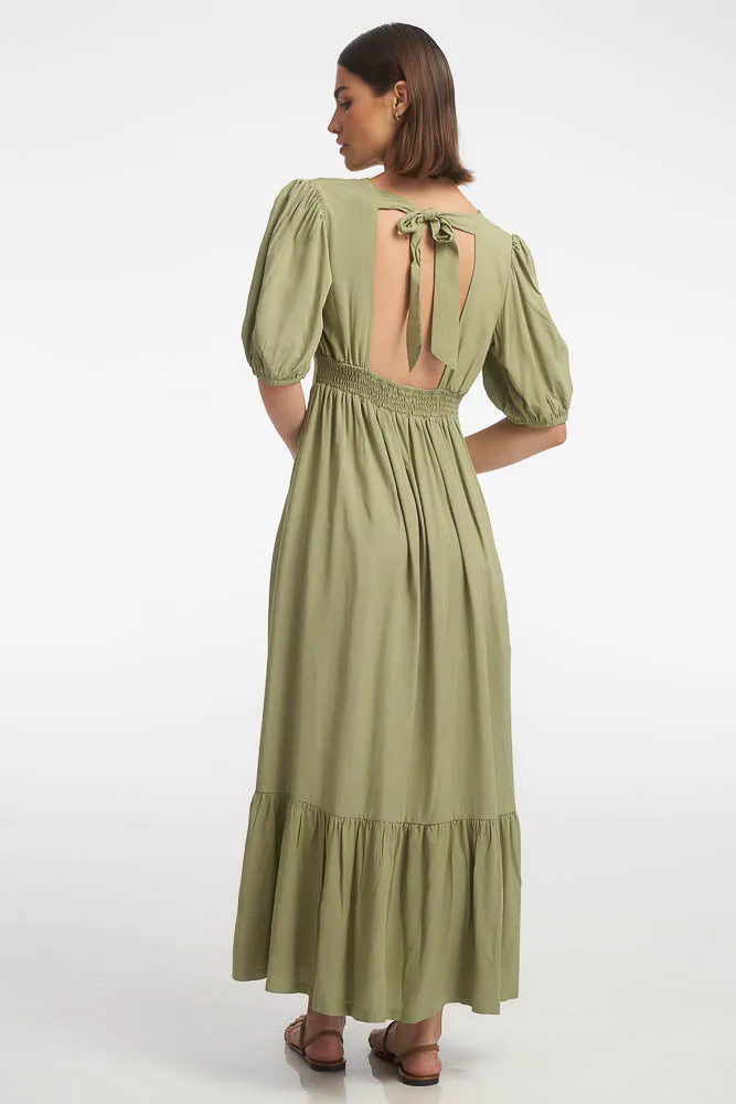 Allana Maxi Dress / Moss