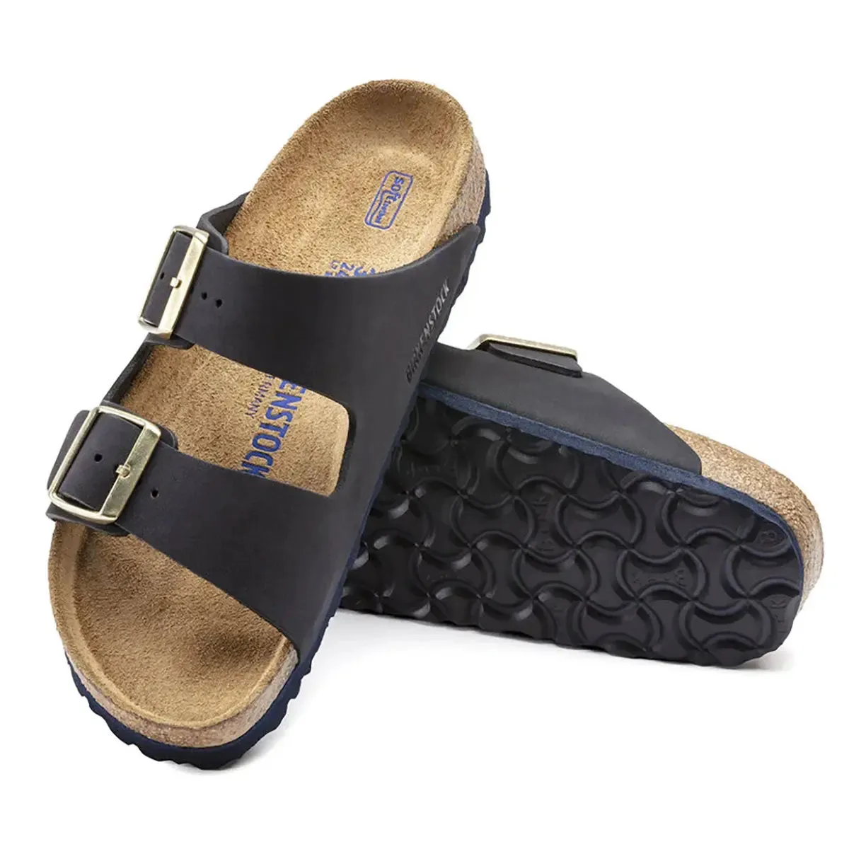 Birkenstock Arizona Soft Footbed Nubuck Leather Sandals