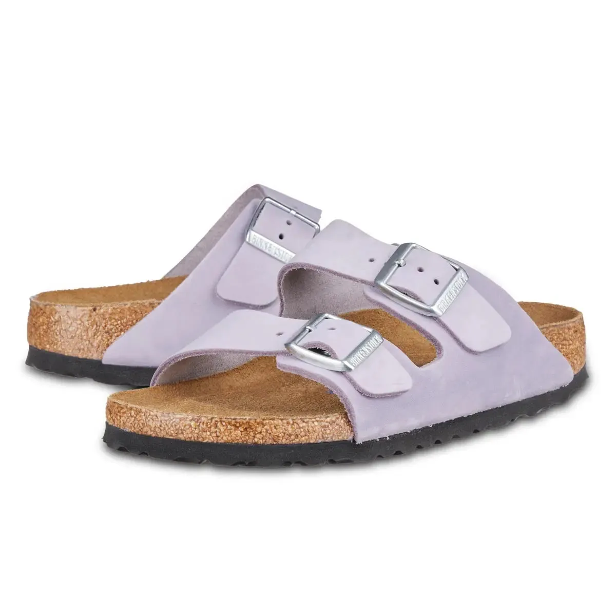 Birkenstock Arizona Soft Footbed Nubuck Leather Sandals