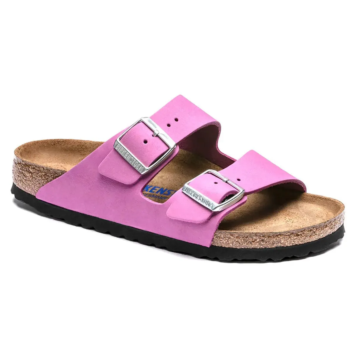 Birkenstock Arizona Soft Footbed Nubuck Leather Sandals