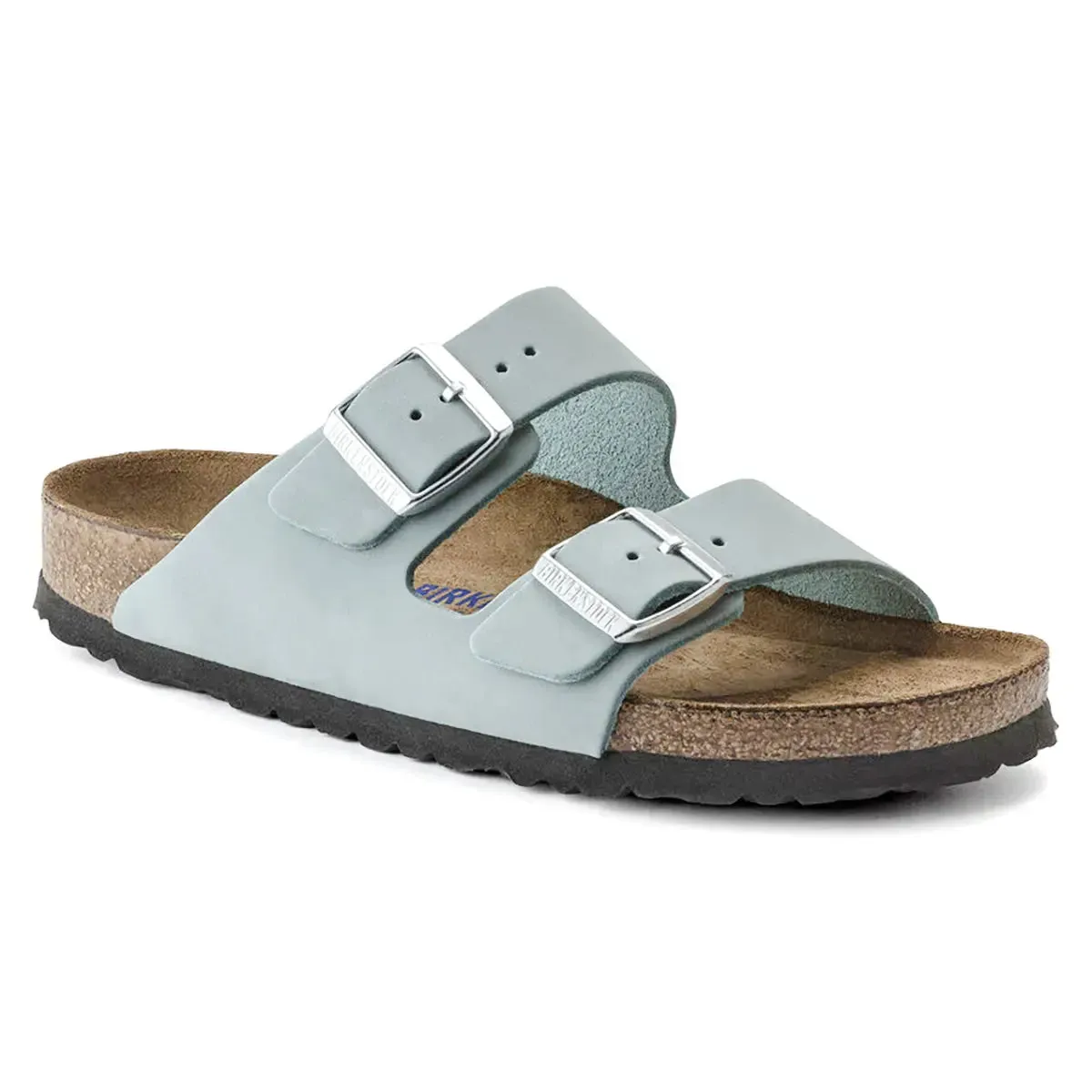 Birkenstock Arizona Soft Footbed Nubuck Leather Sandals