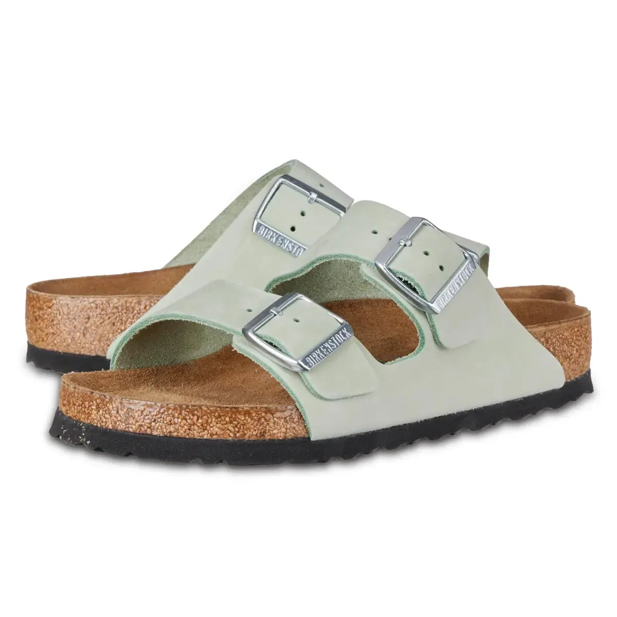 Birkenstock Arizona Soft Footbed Nubuck Leather Sandals