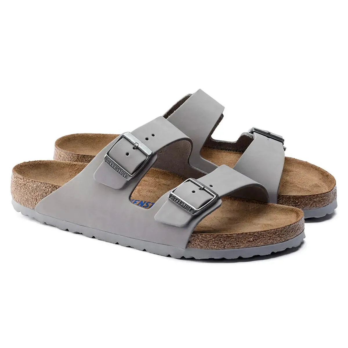 Birkenstock Arizona Soft Footbed Nubuck Leather Sandals