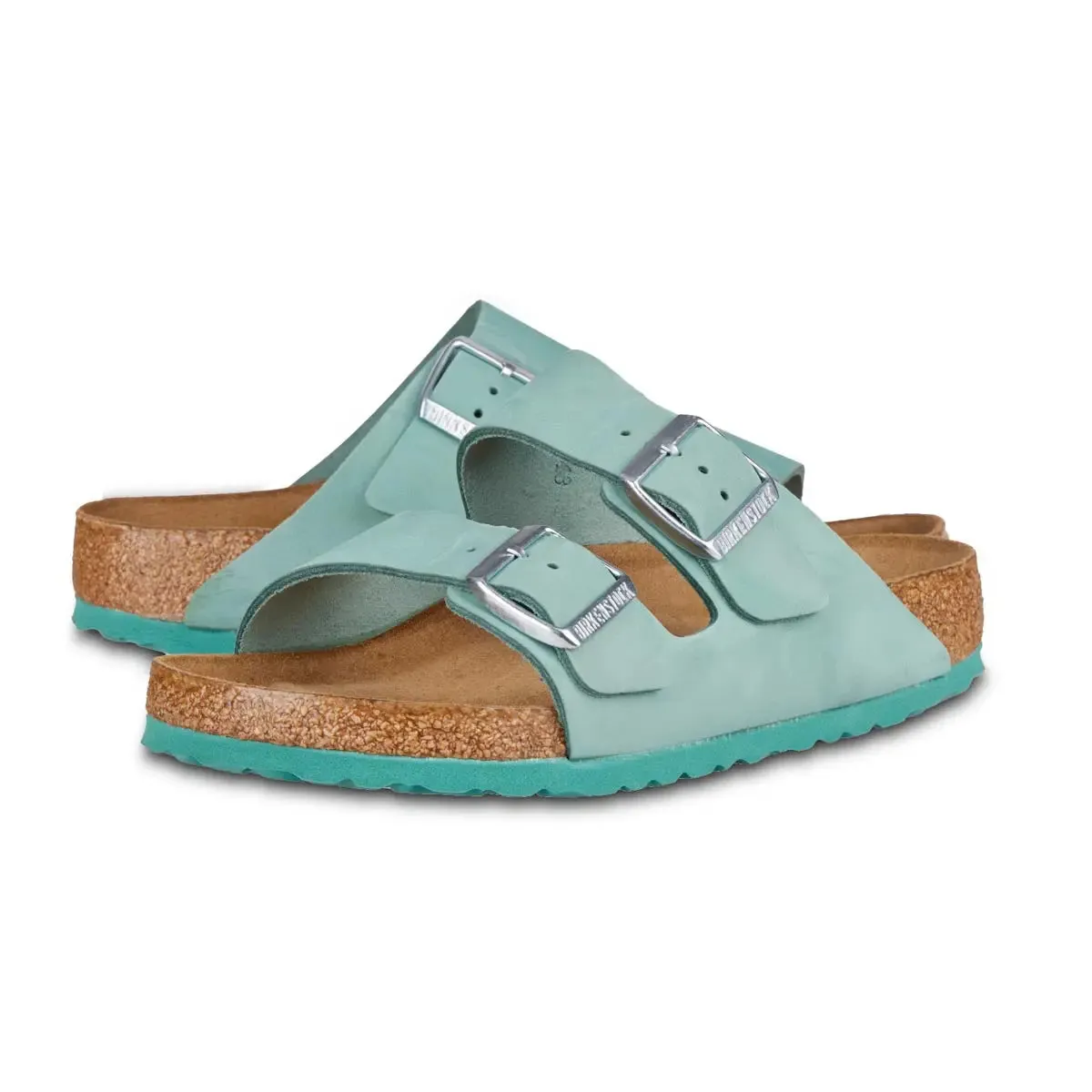 Birkenstock Arizona Soft Footbed Nubuck Leather Sandals