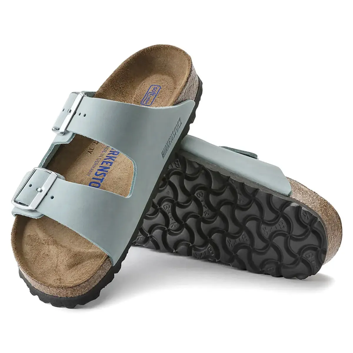 Birkenstock Arizona Soft Footbed Nubuck Leather Sandals