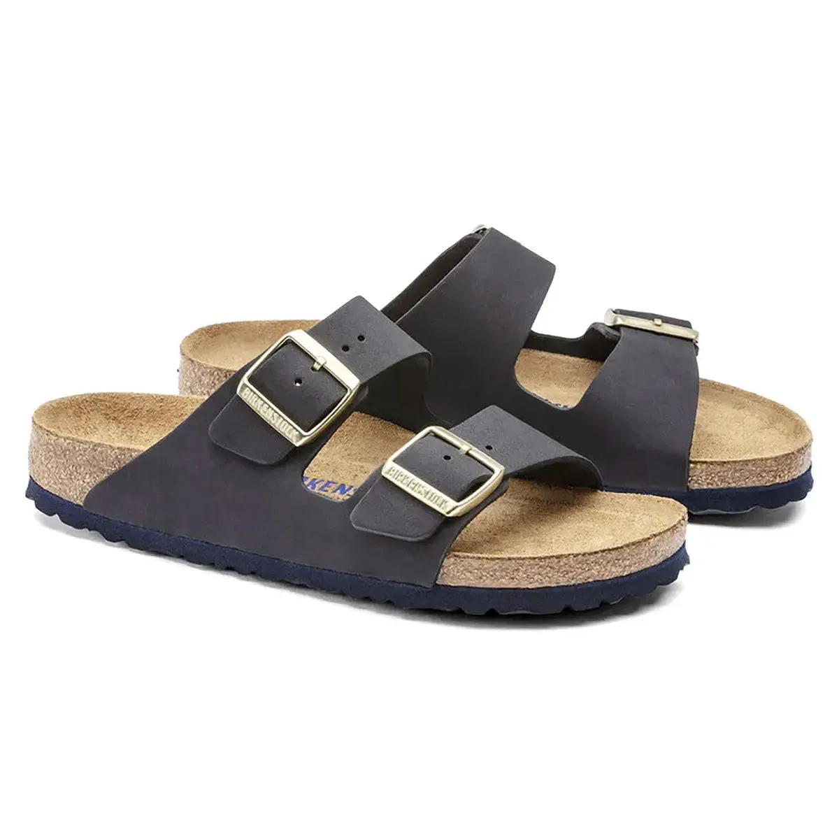 Birkenstock Arizona Soft Footbed Nubuck Leather Sandals