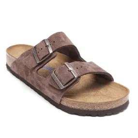 Birkenstock Arizona Soft Footbed Nubuck Leather Sandals