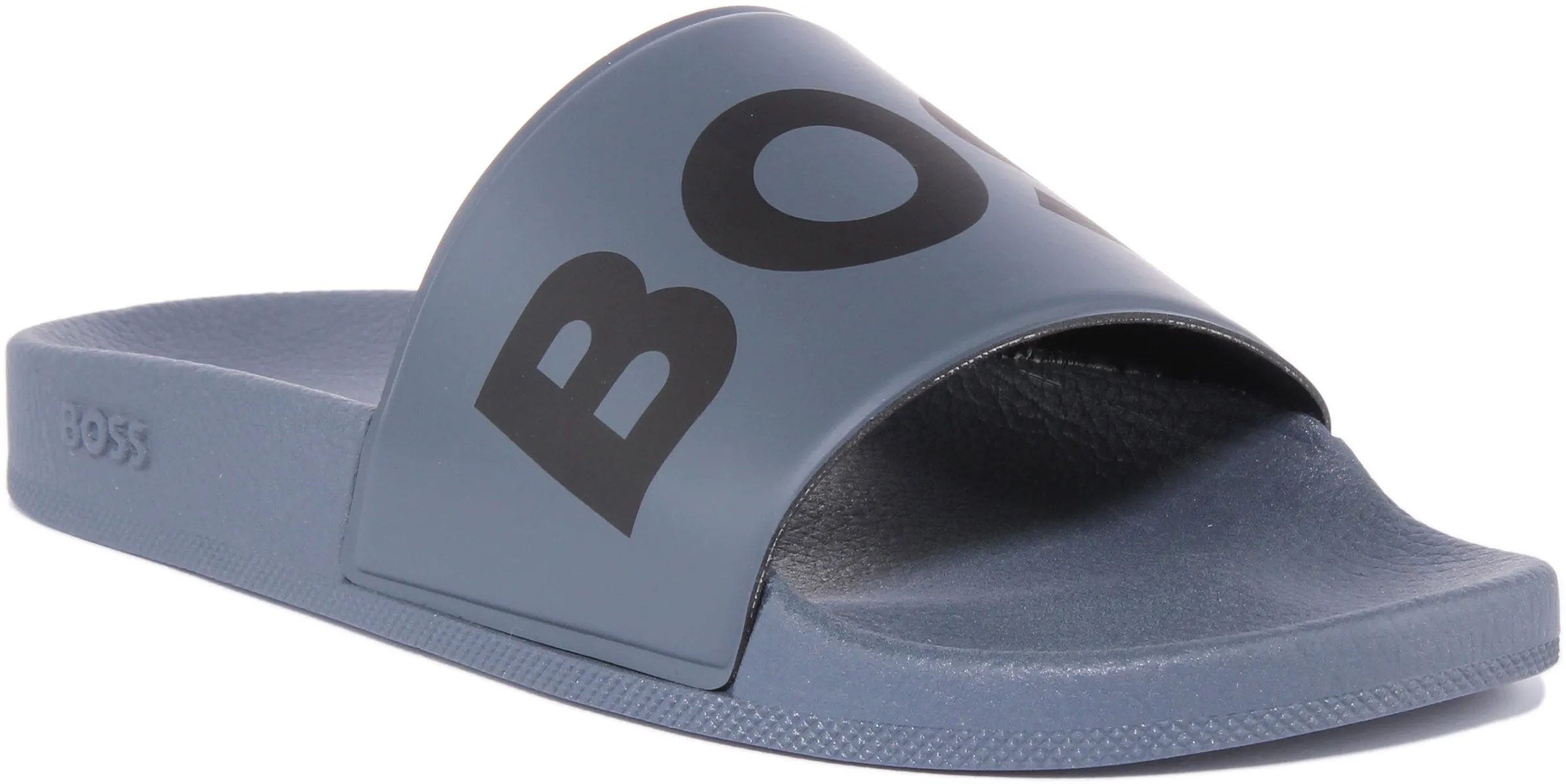 Boss Sean Slider In Grey For Men