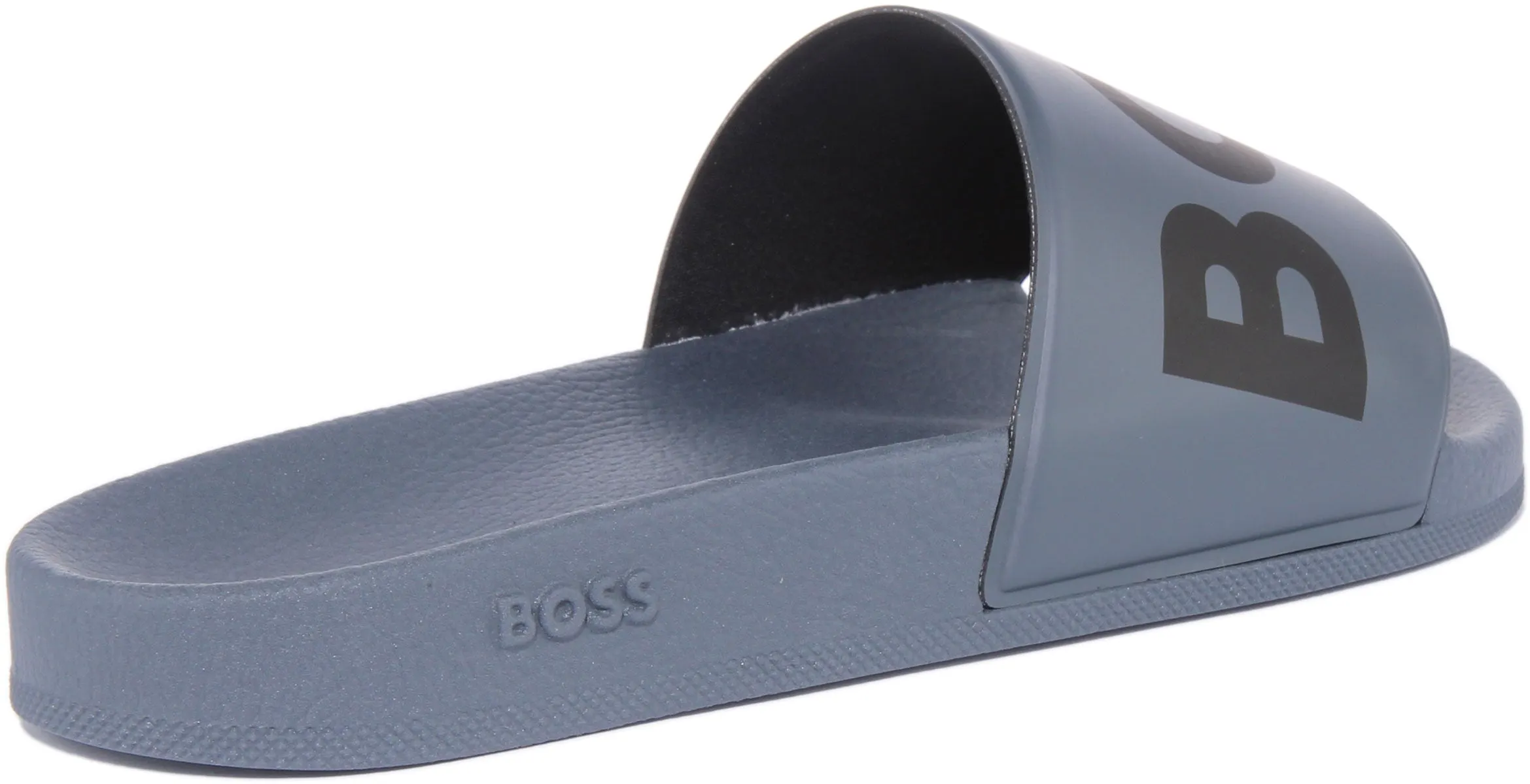 Boss Sean Slider In Grey For Men