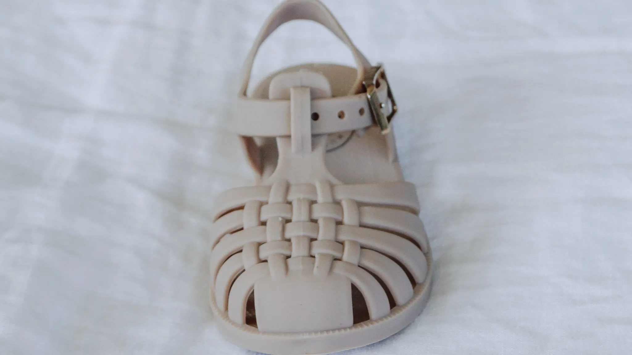 Classical Jelly Sandals Linen