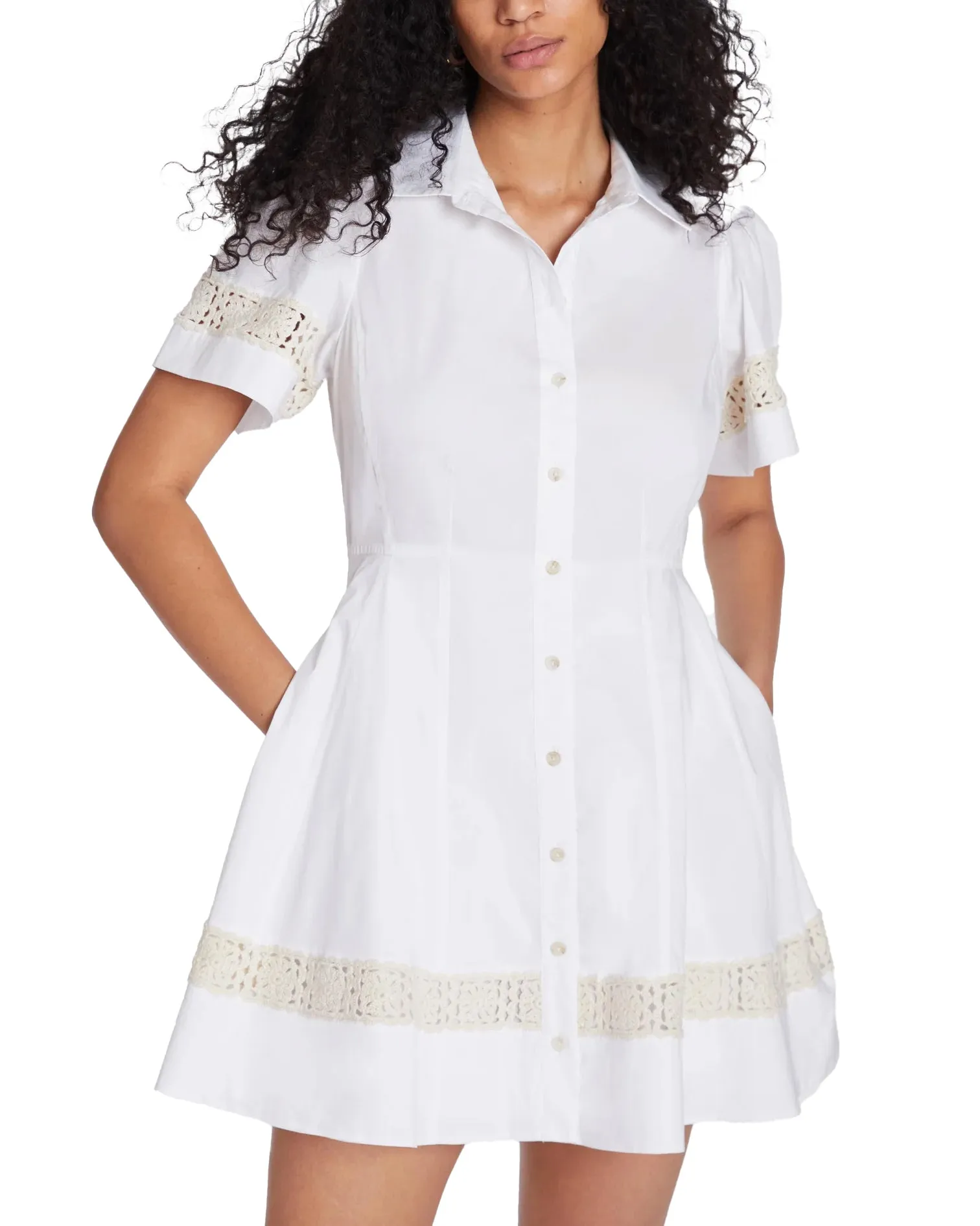 Corinne Dress (Optic White)