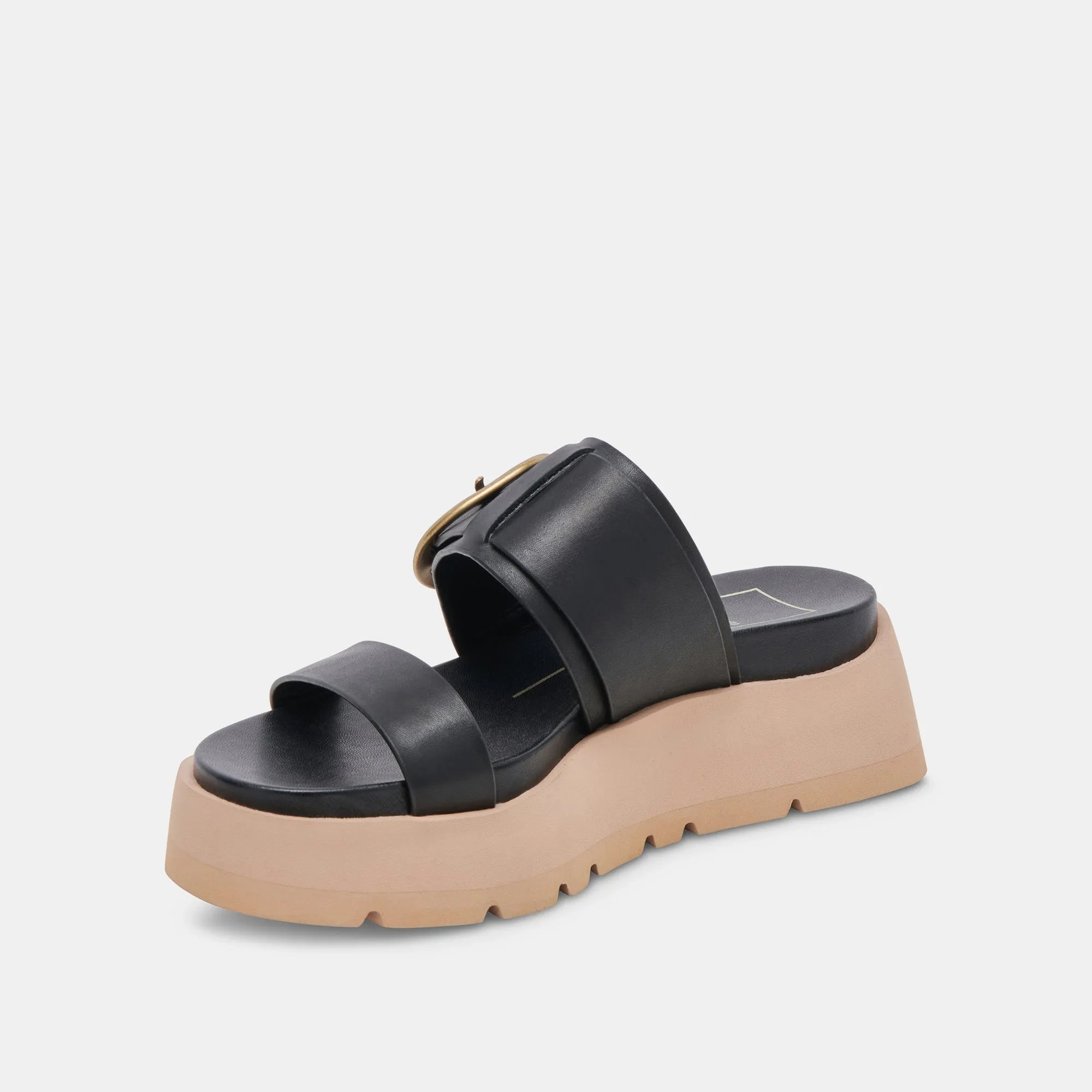 DEX SANDALS BLACK LEATHER