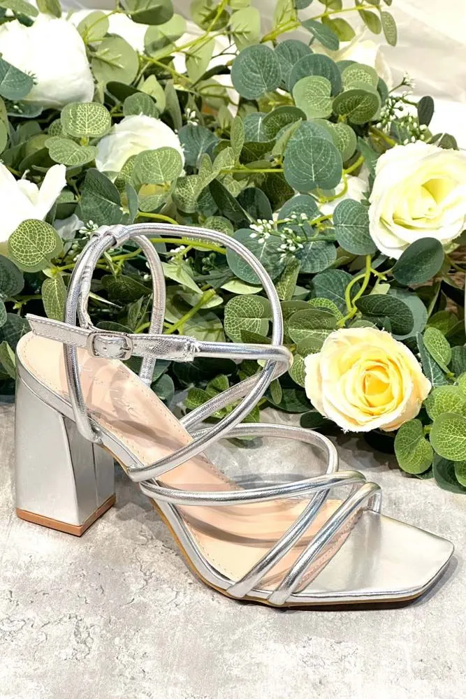 Elegant Block Heel Strappy Sandal