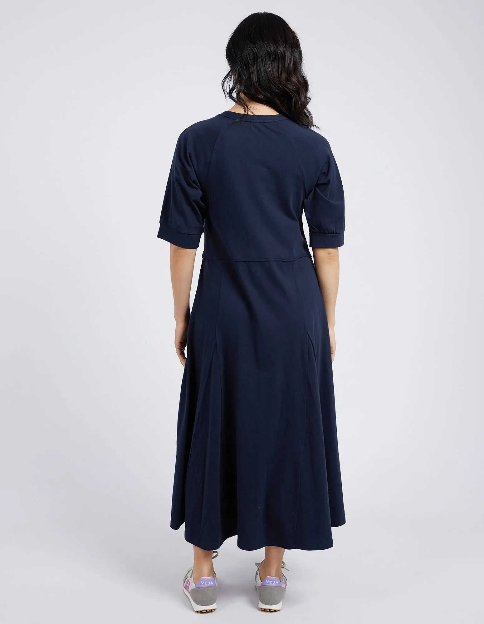 Elm - York Midi Dress - Navy