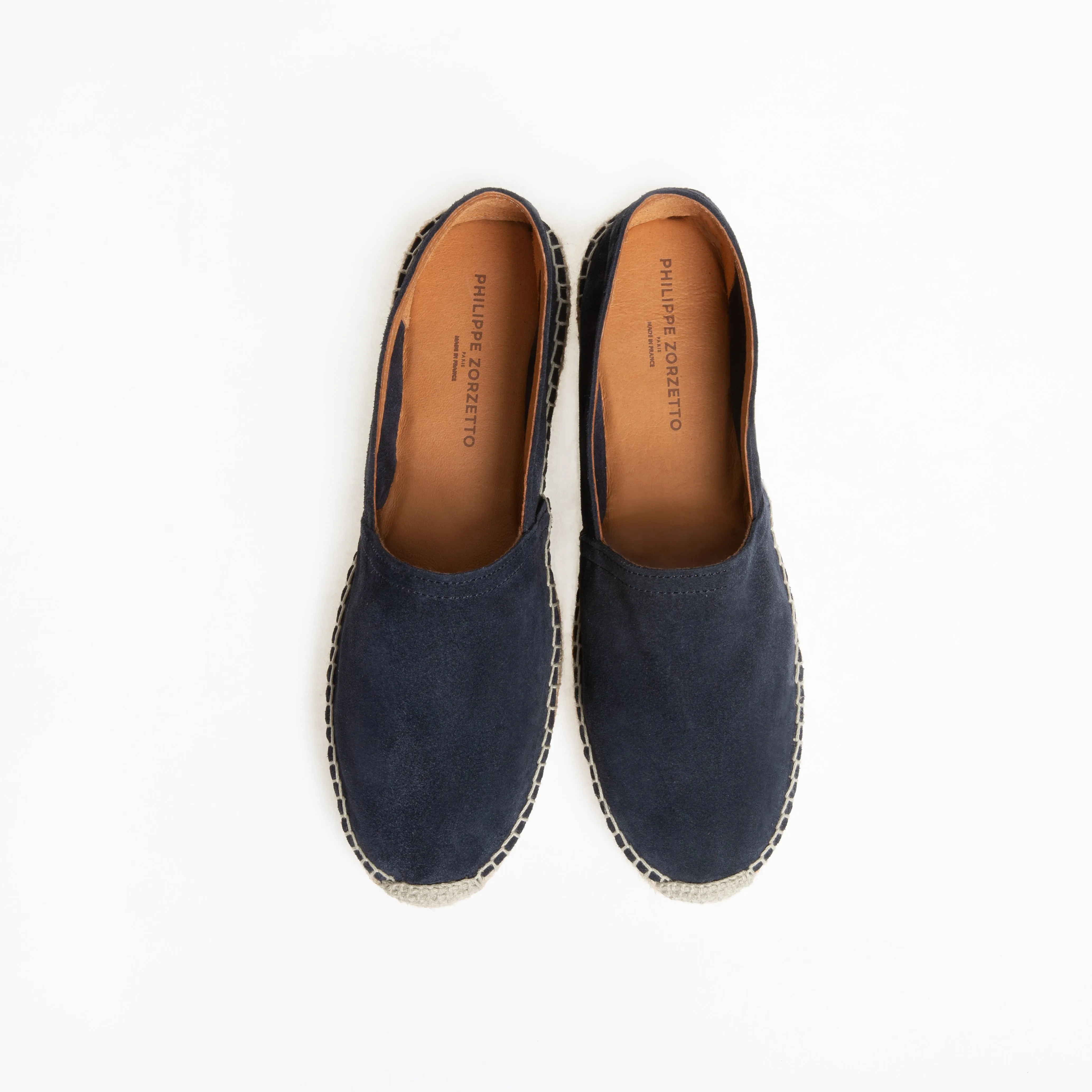 Espadrille Alix daim bleu