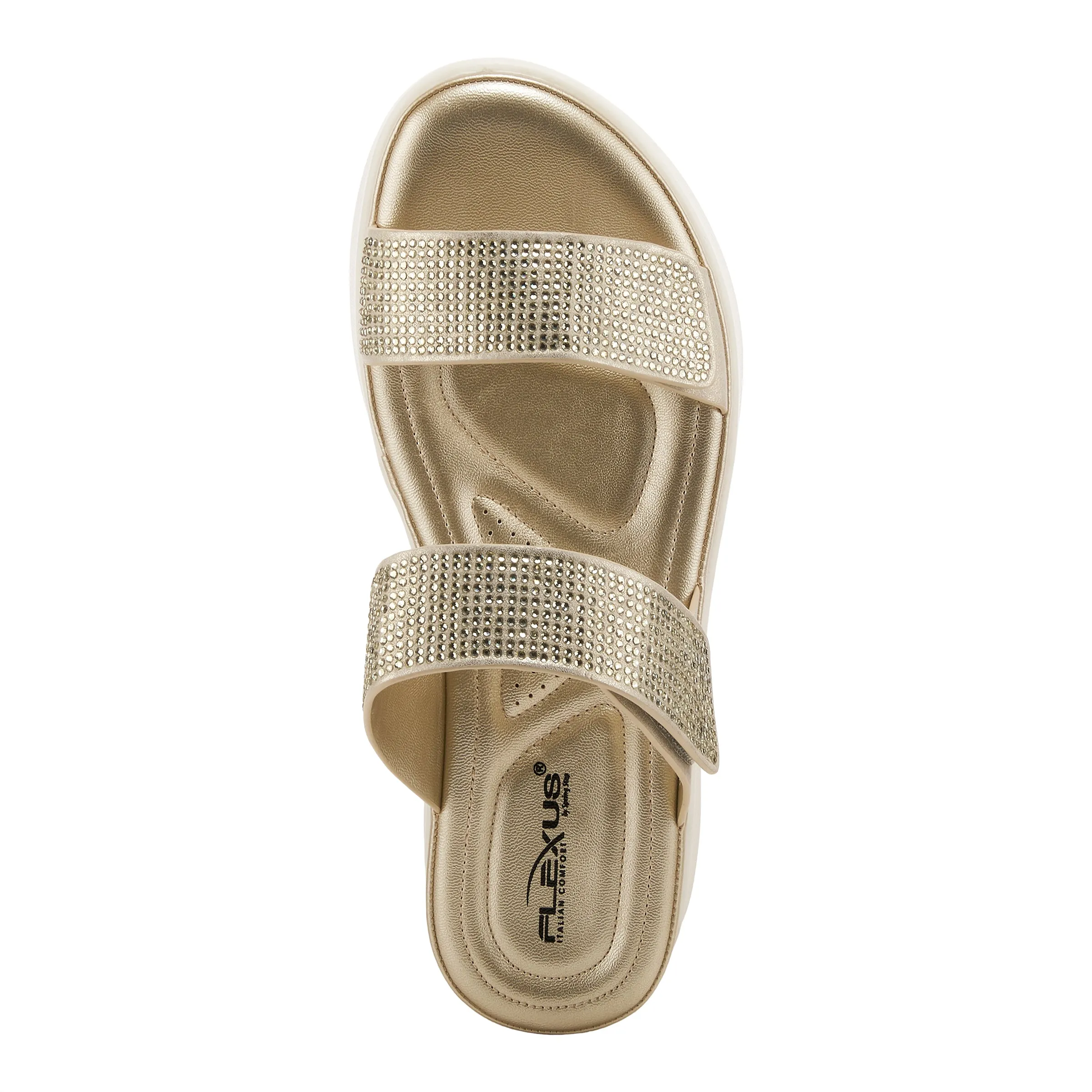 FLEXUS BLING SLIDE SANDALS