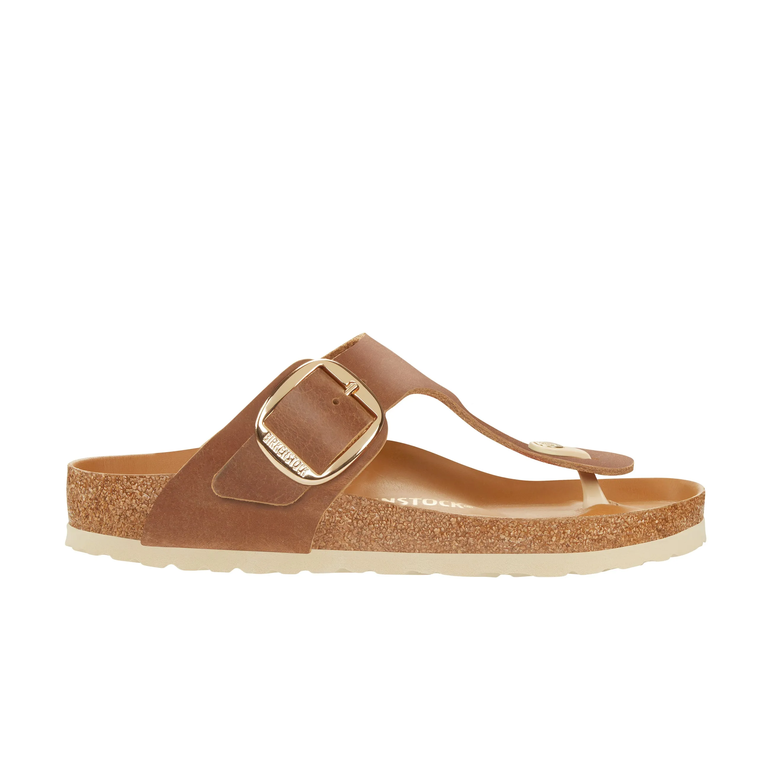 Gizeh Big Buckle Cognac Oiled Leather