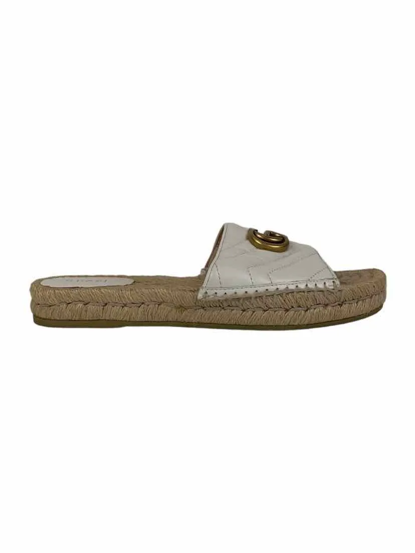 Gucci Nappa Matelasse GG Marmot Espadrilles