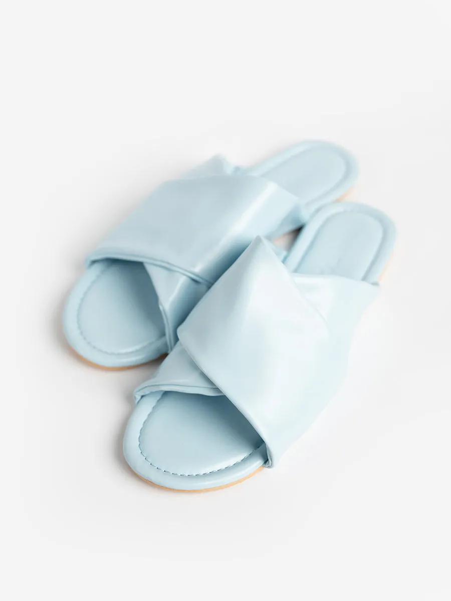 Icy Sky Cross Sandals