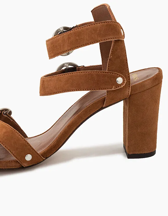 IKKS Women’s Camel Brown Sandals