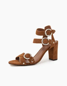 IKKS Women’s Camel Brown Sandals