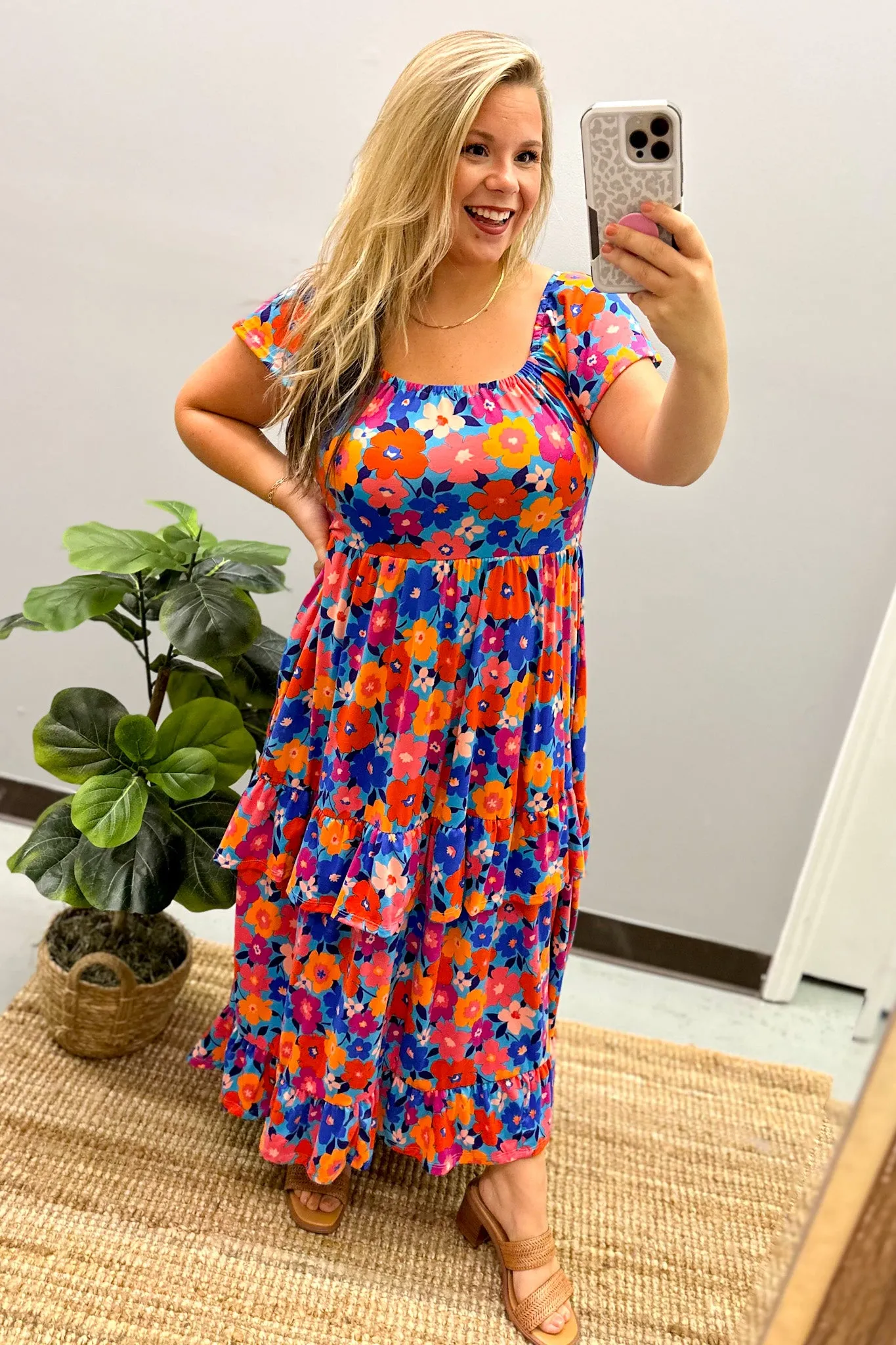 It's Your Day Floral Maxi Dress