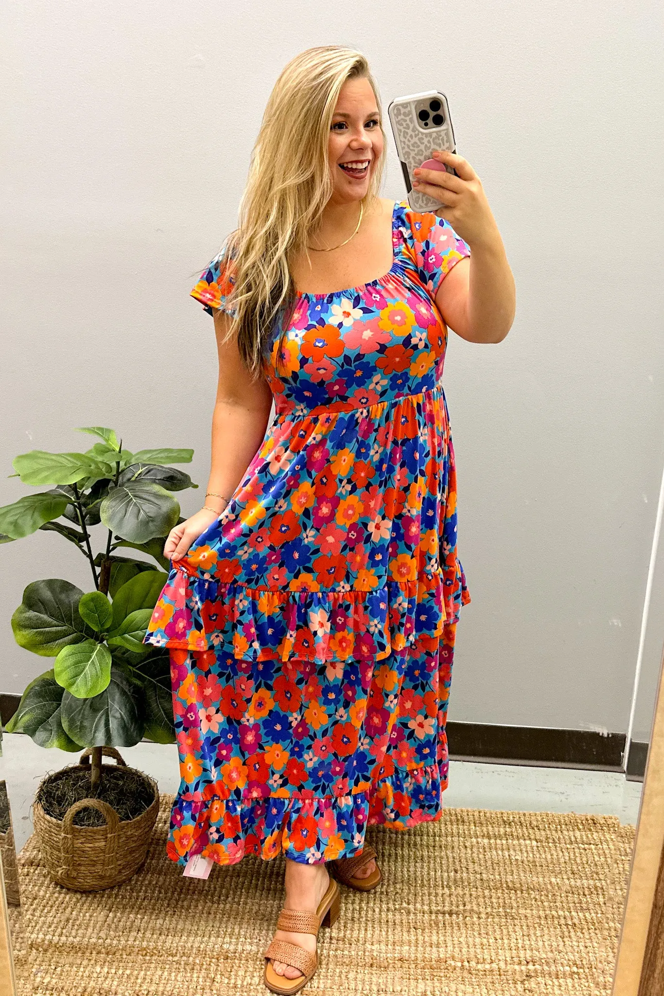 It's Your Day Floral Maxi Dress