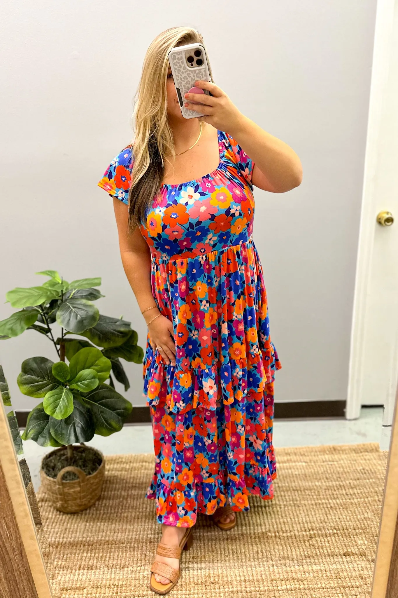 It's Your Day Floral Maxi Dress