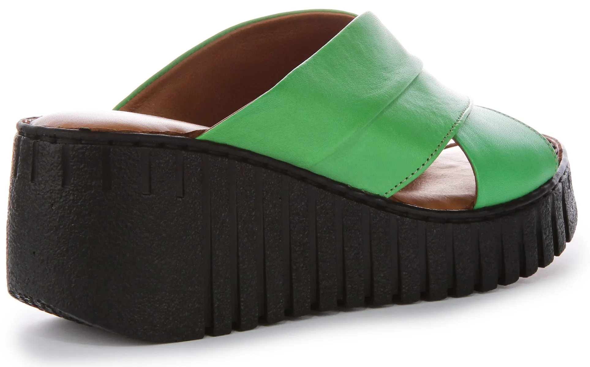 Justinreess England Camile Soft Footbed In Green For Women