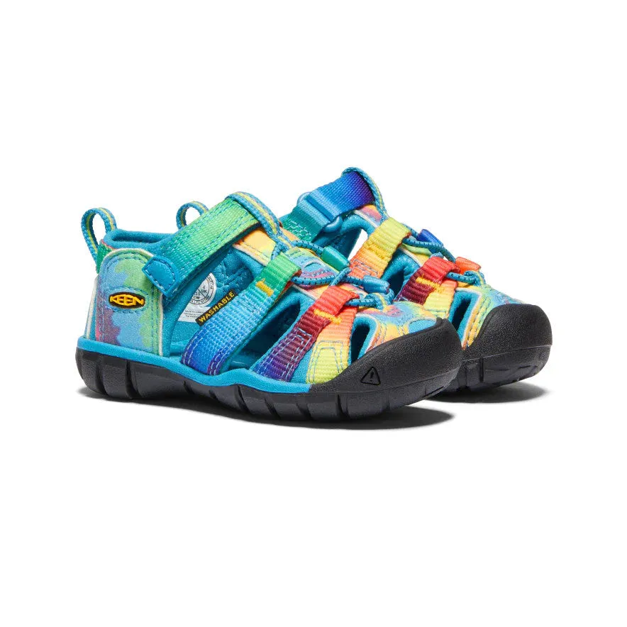 Keen Vivid Blue/Original Tie Dye Seacamp II CNX Toddler Sandal