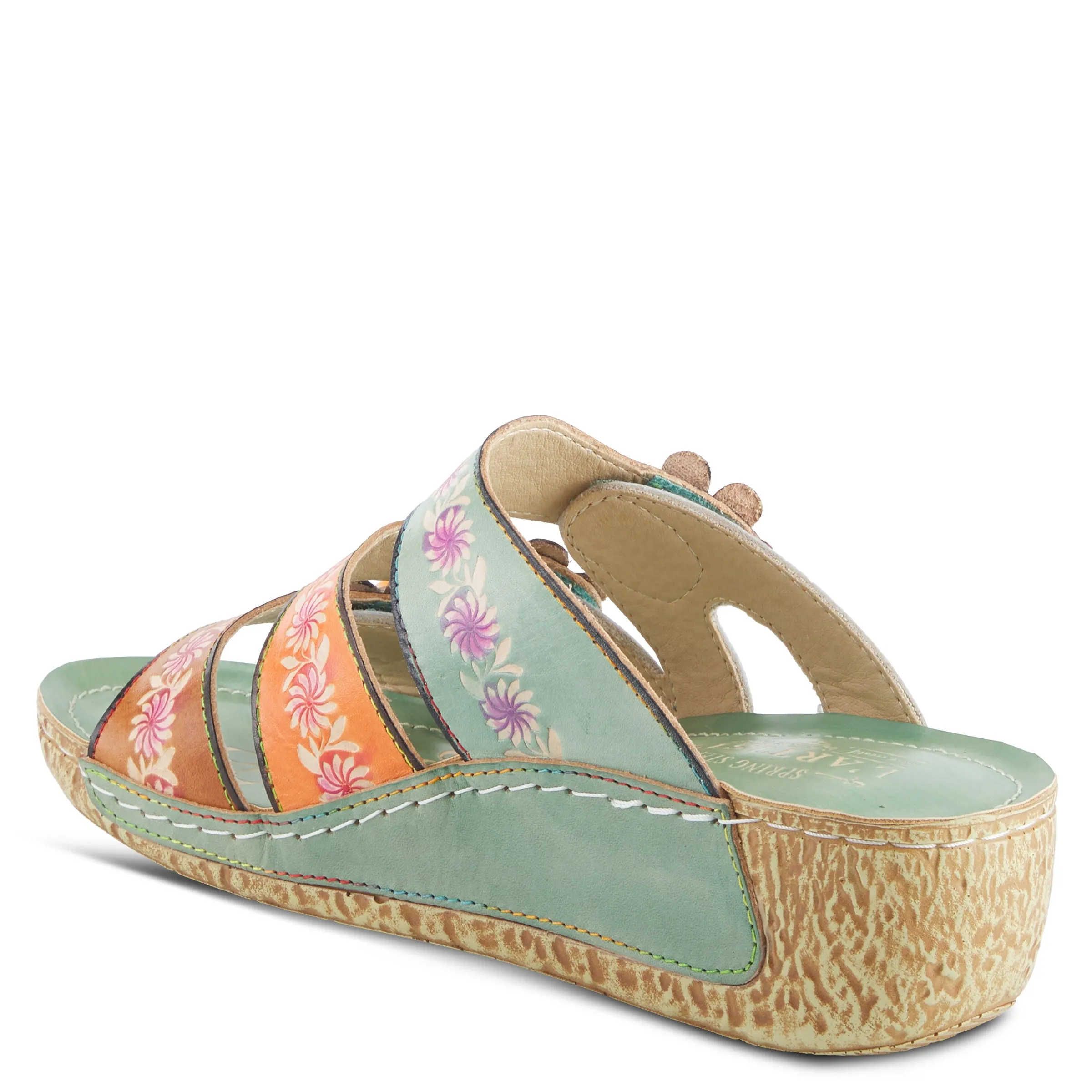 L'ARTISTE ROSAMARIA SLIDE SANDALS