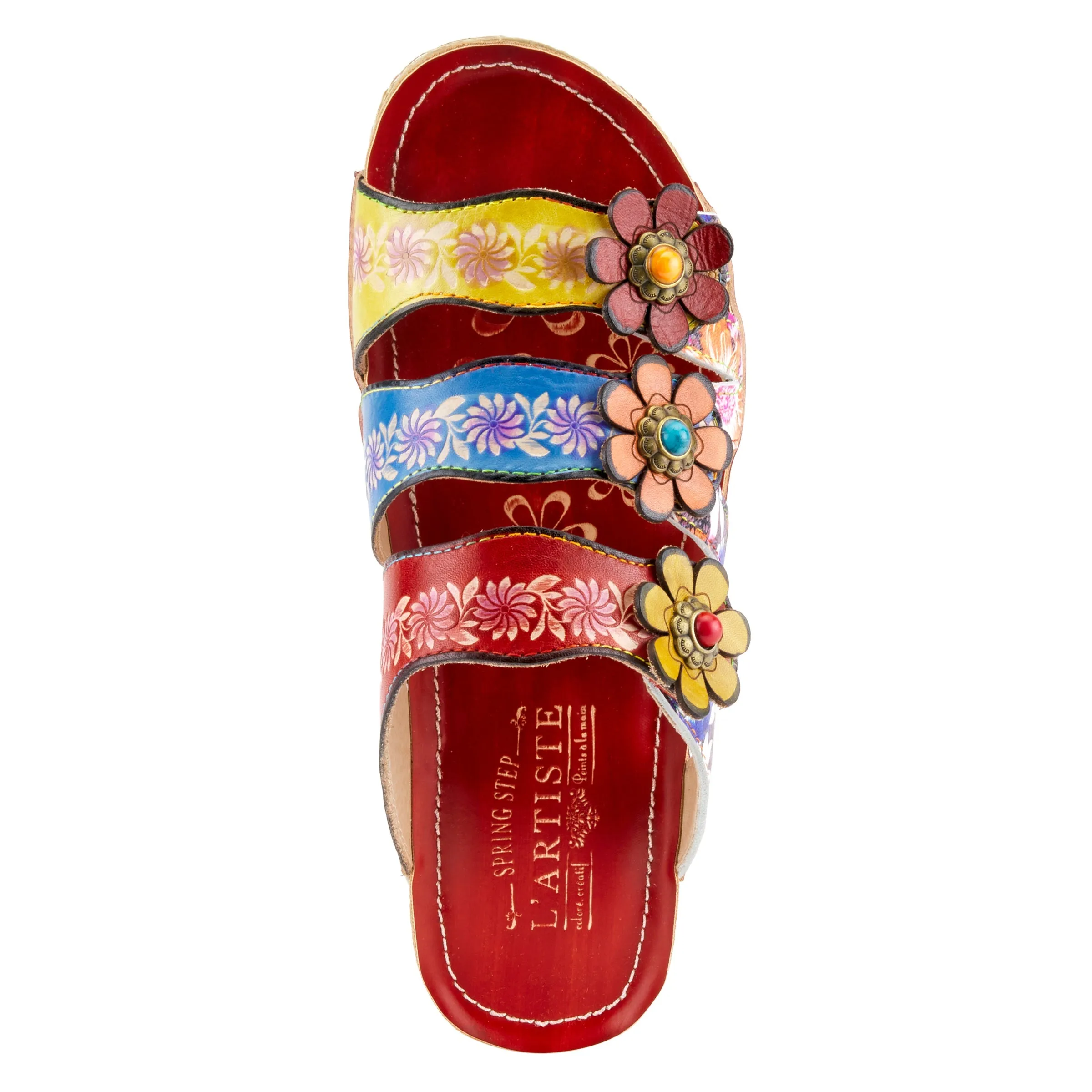 L'ARTISTE ROSAMARIA SLIDE SANDALS