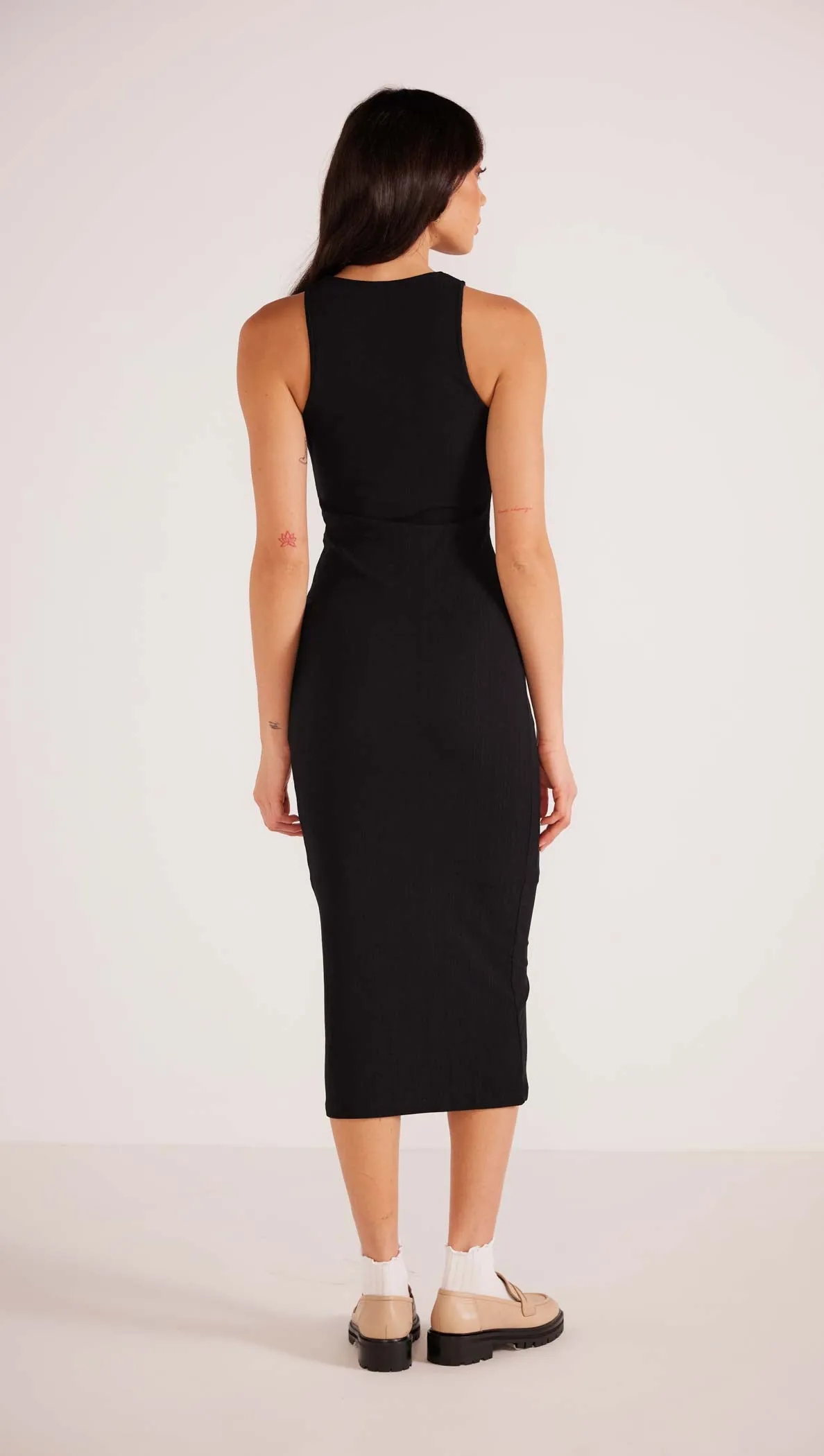 Louis Asymmetric Midi Dress