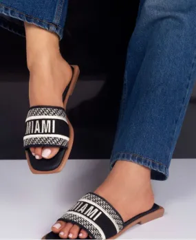 Certainly! Heres an optimized title with modifiers for the e-commerce product:

Stylish Miami Canvas Sandals - Comfortable Summer Footwear for Men & Women