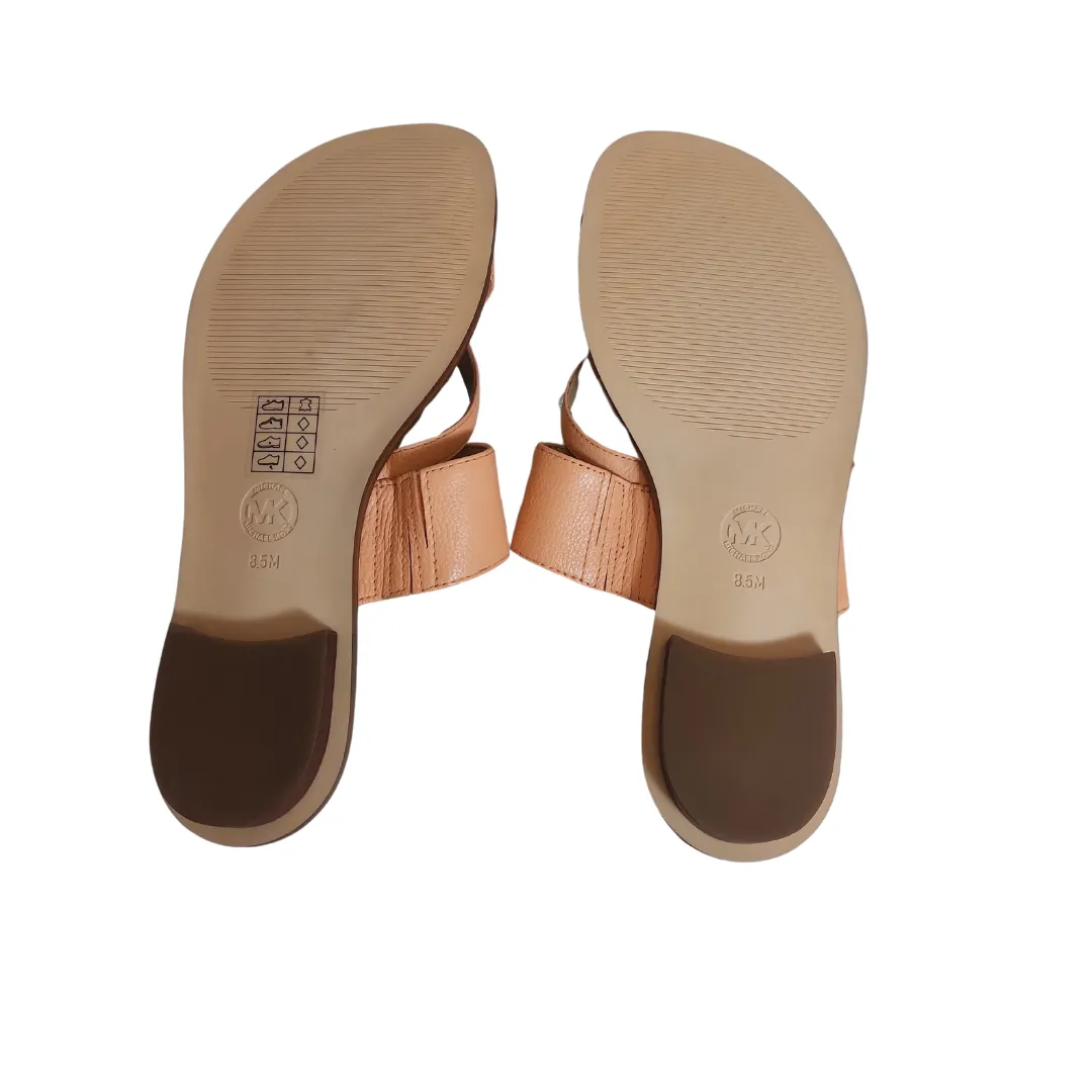 Michael Kors Peach Leather Sidney Sandals | Brand new |