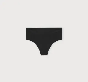 Organic Basics Smooth Thong Black