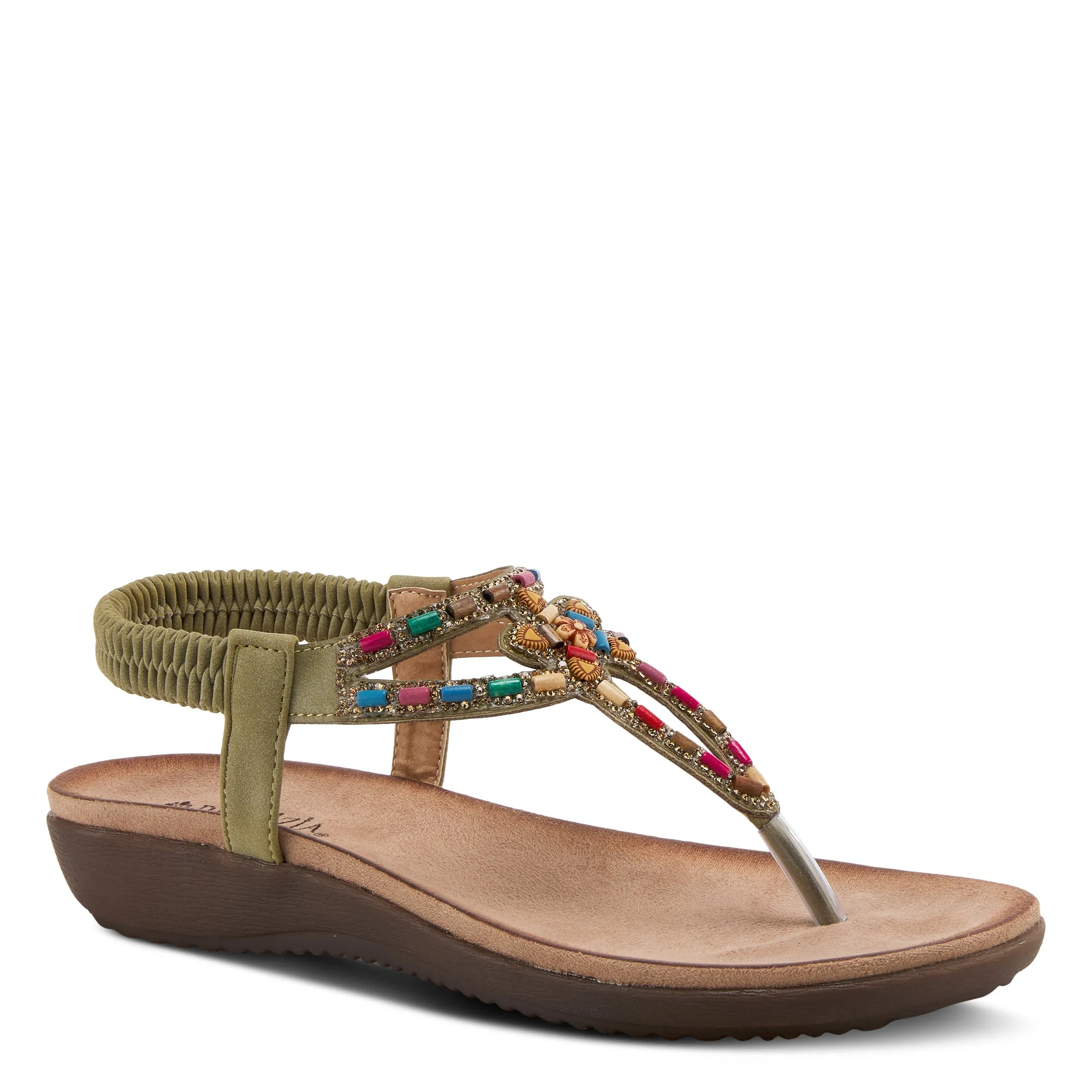 PATRIZIA CREMA THONG SANDALS