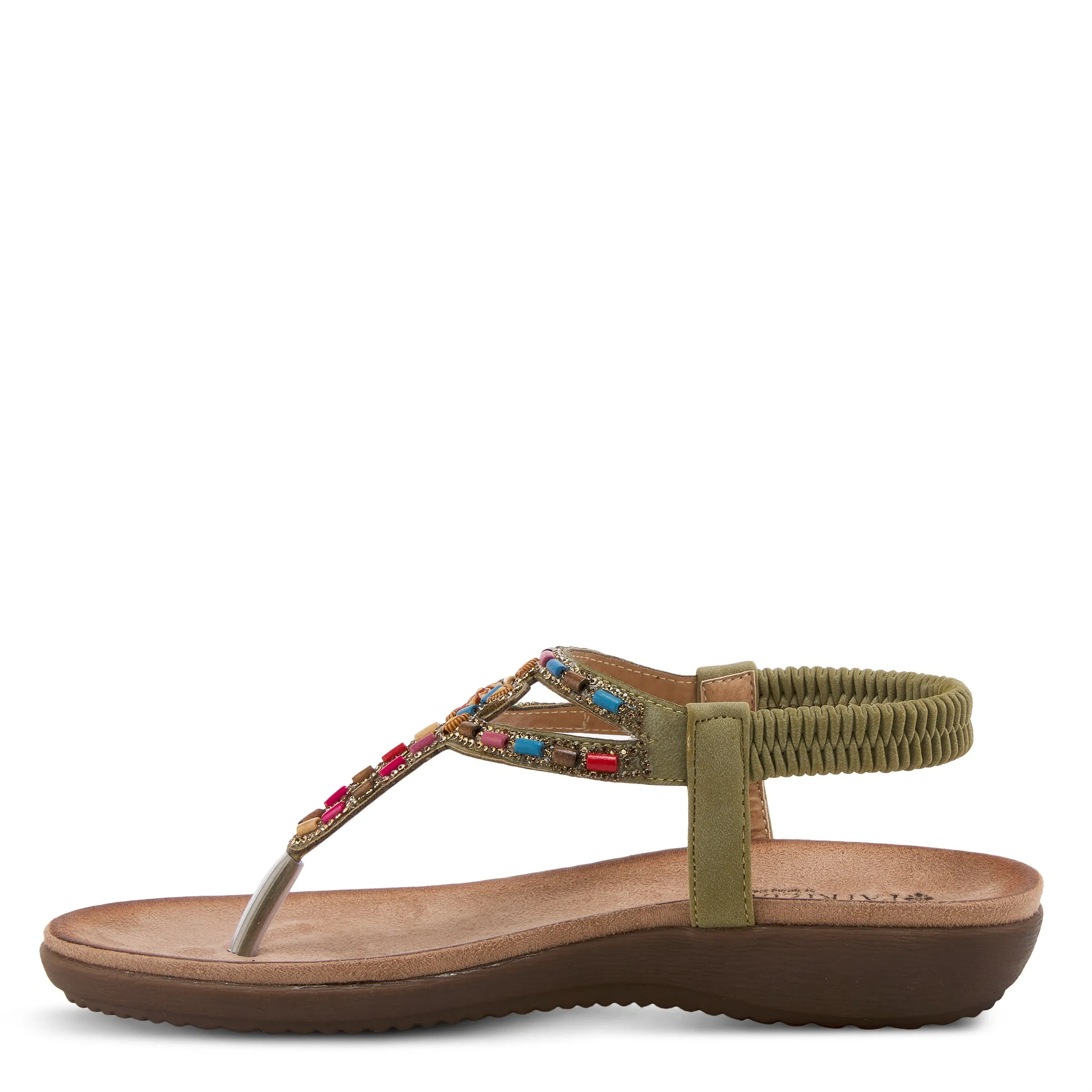 PATRIZIA CREMA THONG SANDALS