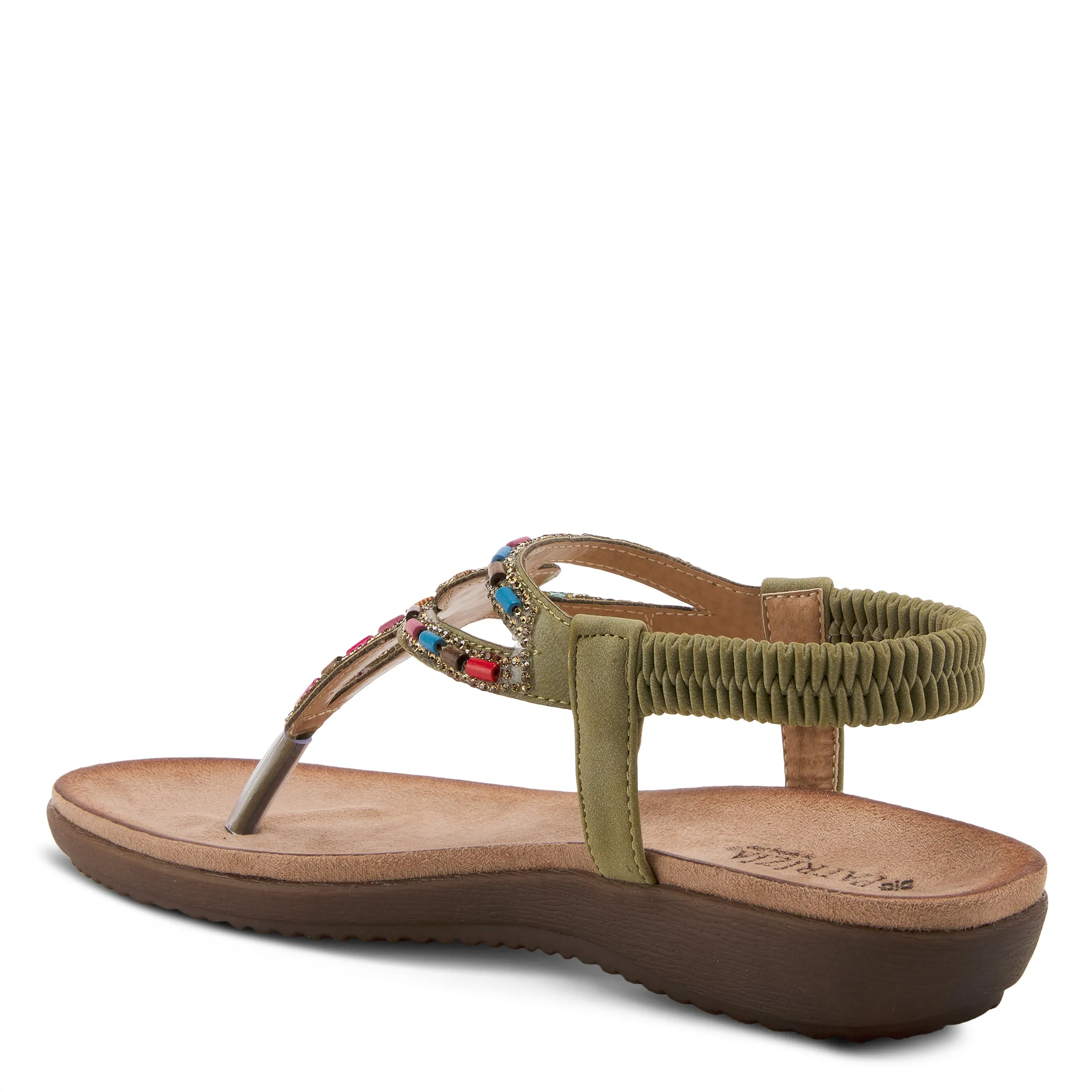 PATRIZIA CREMA THONG SANDALS