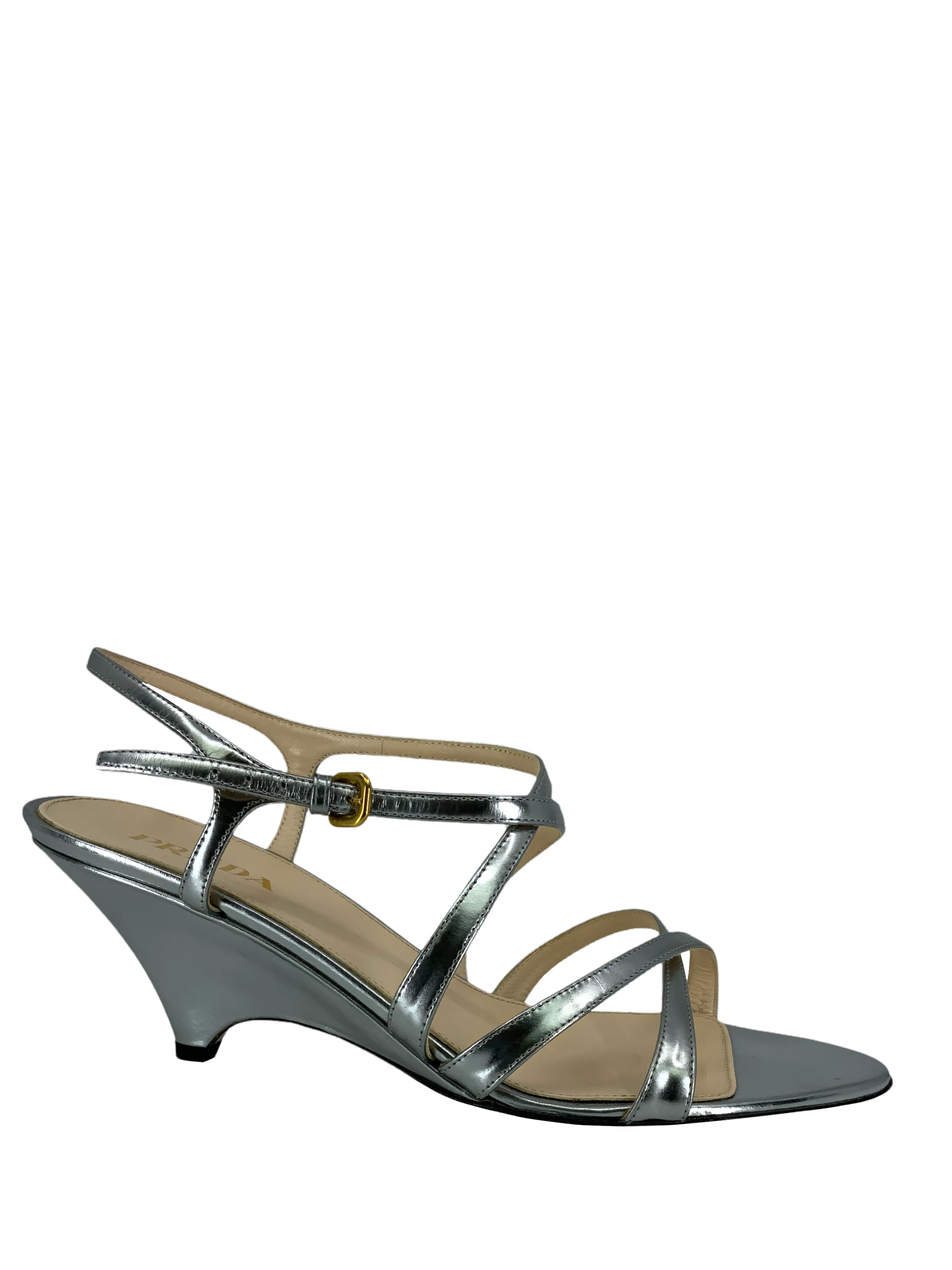 Prada Leather Strappy Sandals Size 8