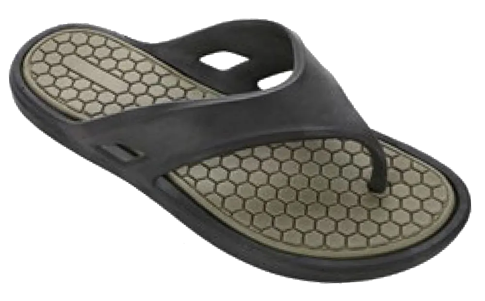 Sandals Mens Flip Flop Thick Bee Hive Waffle Insole Sport Sandal