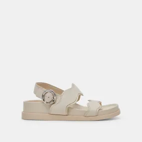 SINDY SANDALS IVORY NUBUCK