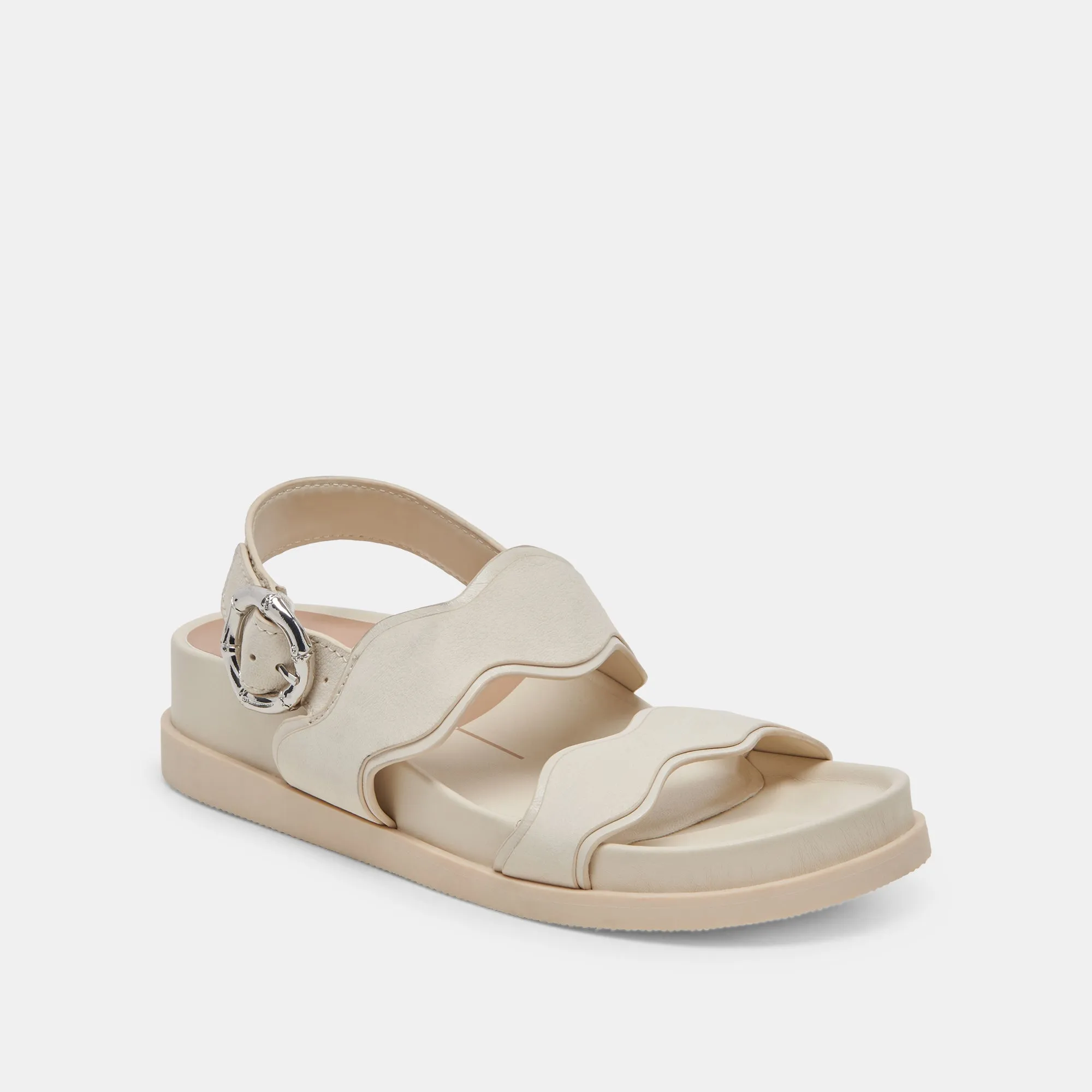 SINDY SANDALS IVORY NUBUCK