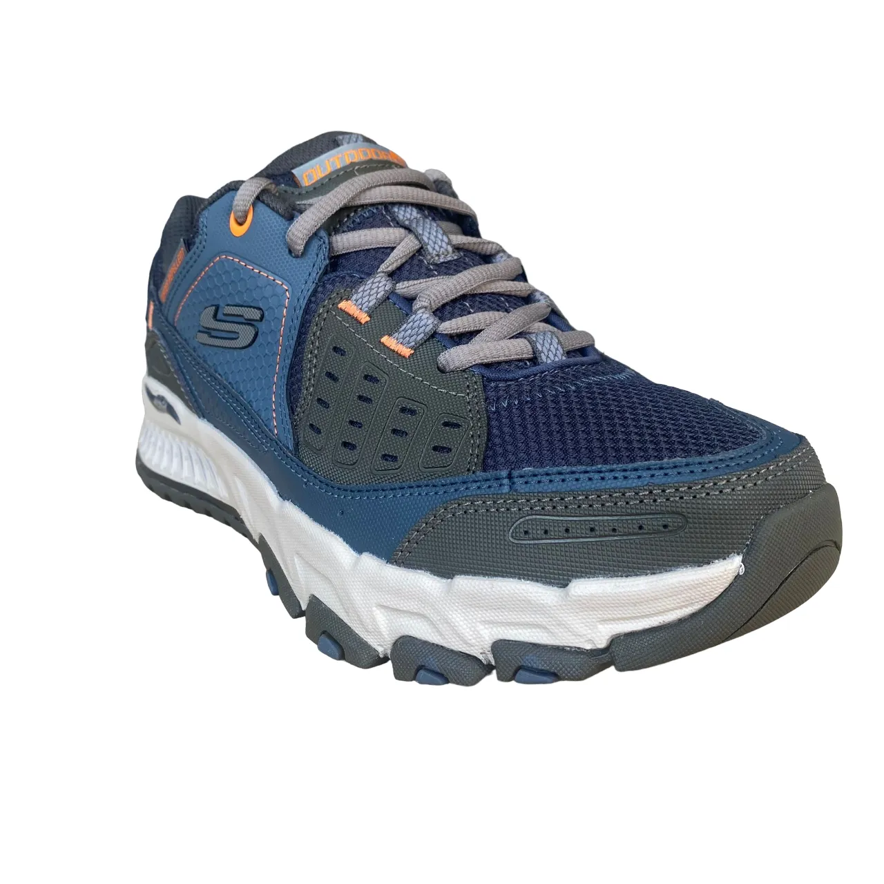 Skechers men's outdoor shoe Arch Fit Escape Plan 237545/NVOR blue-orange