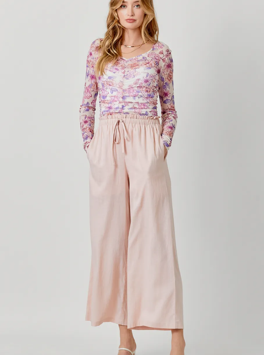 The Annalise Paperbag Waist Wide Leg Pants