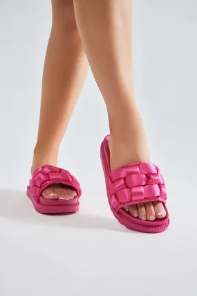 The Secret Is Out Flat Sandals - Pink