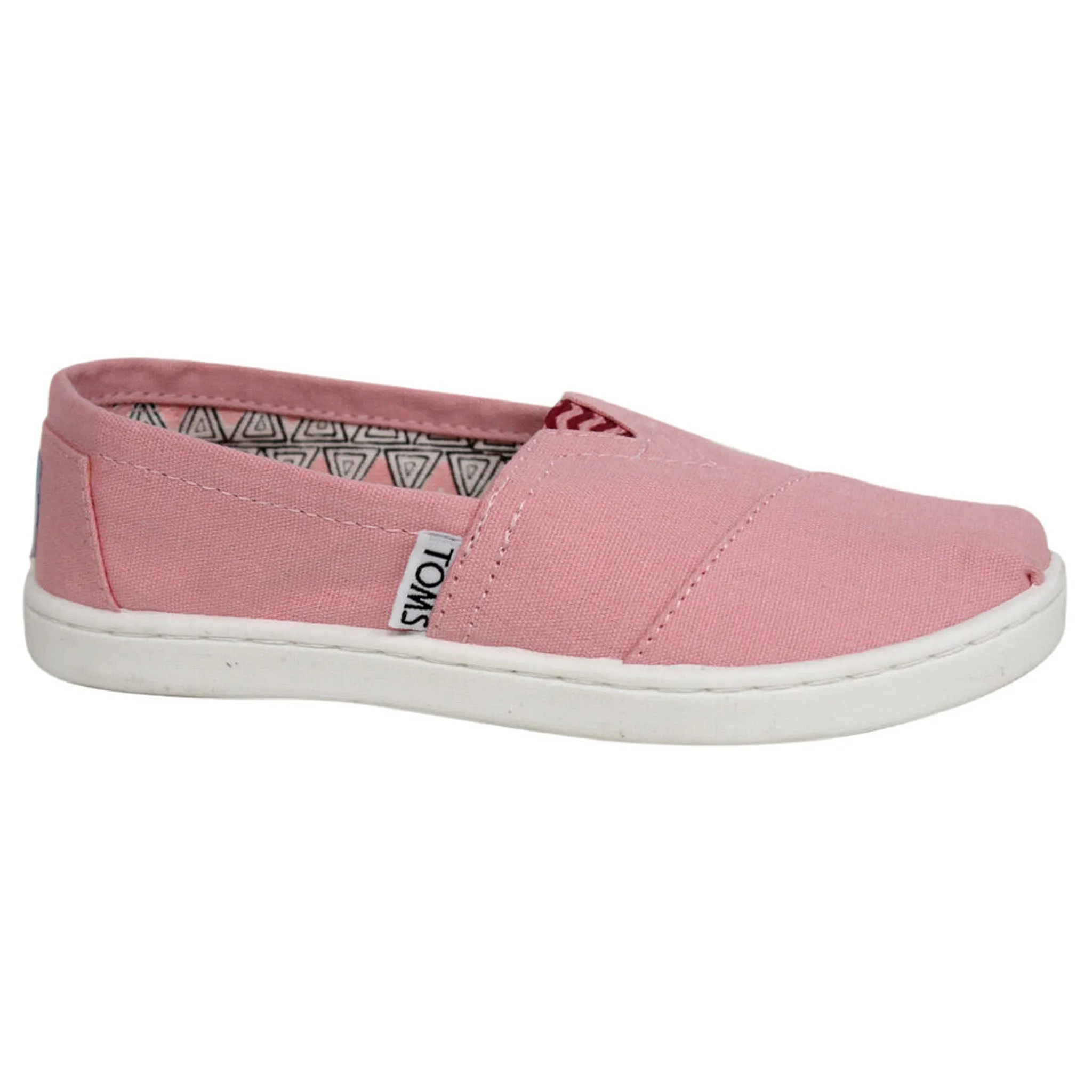 Toms Classic Pink Kids Espadrilles